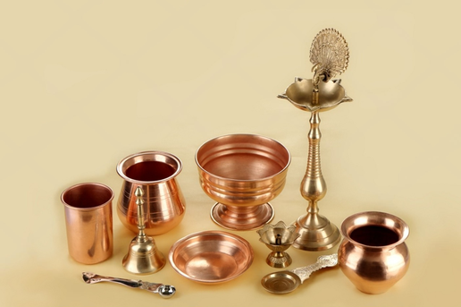 Copper Pooja Items