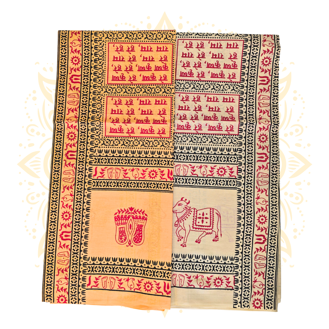 Printed Devotional Cotton Chadar