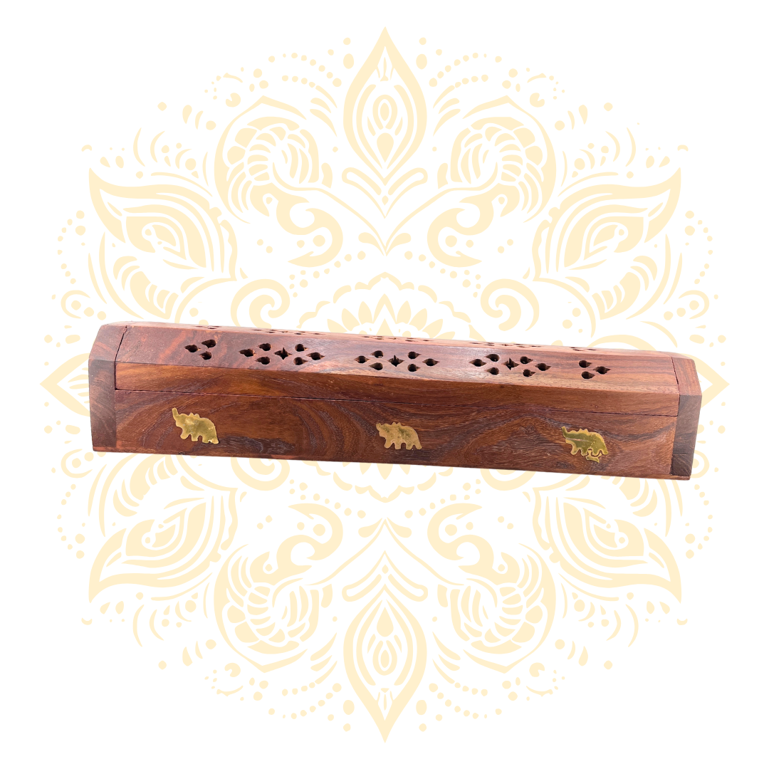 Wooden Flate Incense Holder 12"