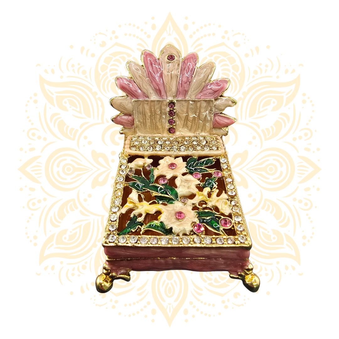 Bed Shaped Trinket Box Decorative Keepsake Box