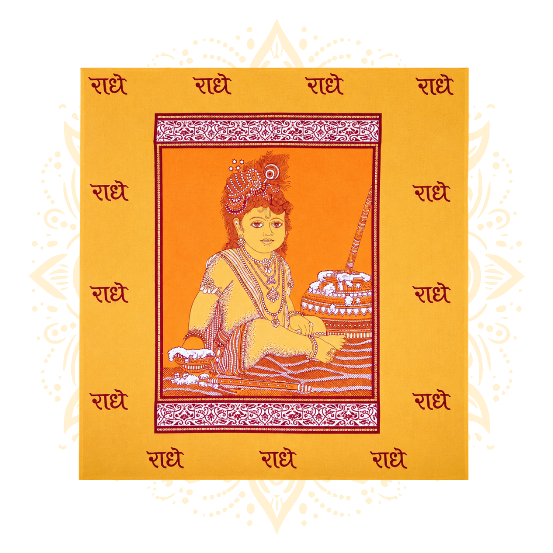 Makhan Chor Printed Cotton Chadar