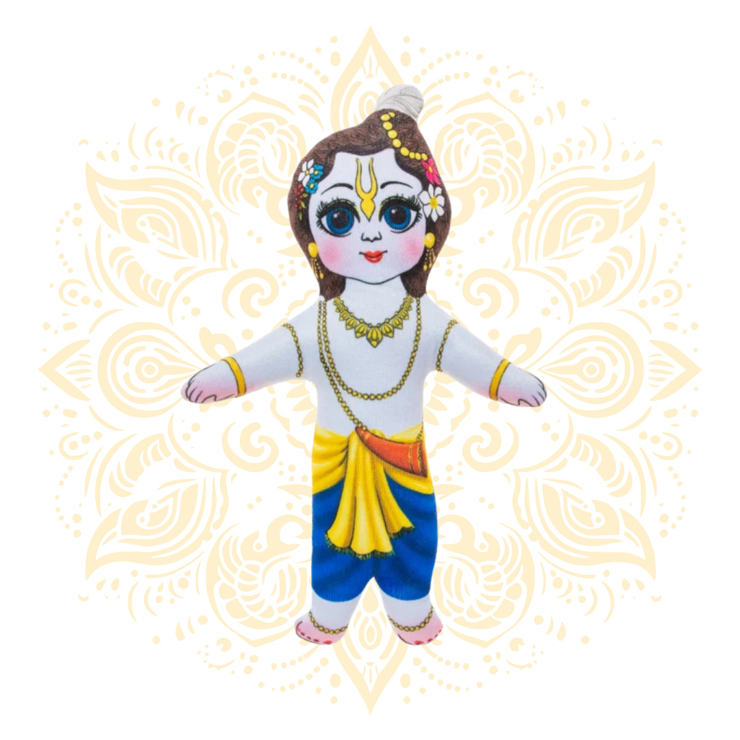 Deity Cloth Dolls 11” – Krishna, Radha, Balaram, Rama Set &amp; Jagannath Baladeva Subhadra Plush