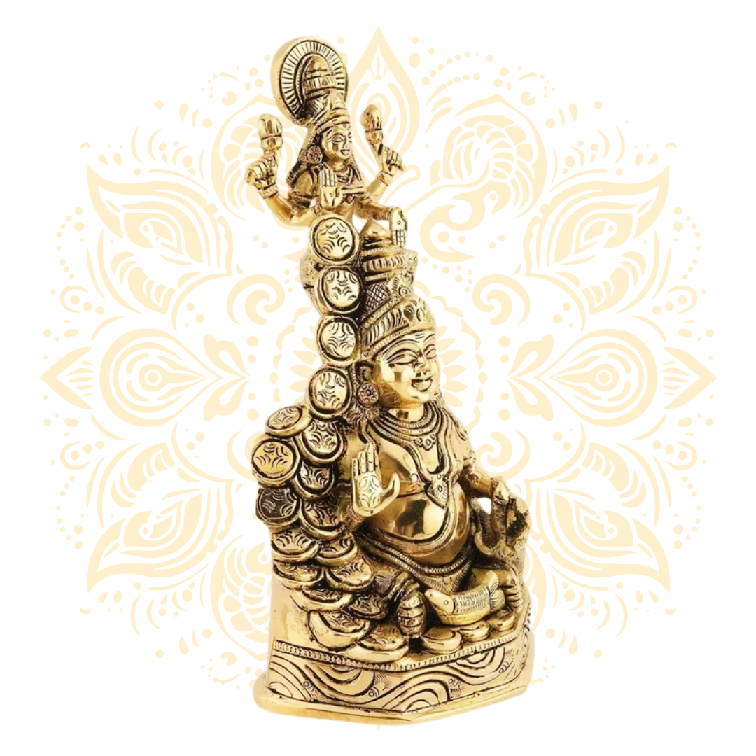 Brass Kubera Statue Collection - Matchless Gifts10