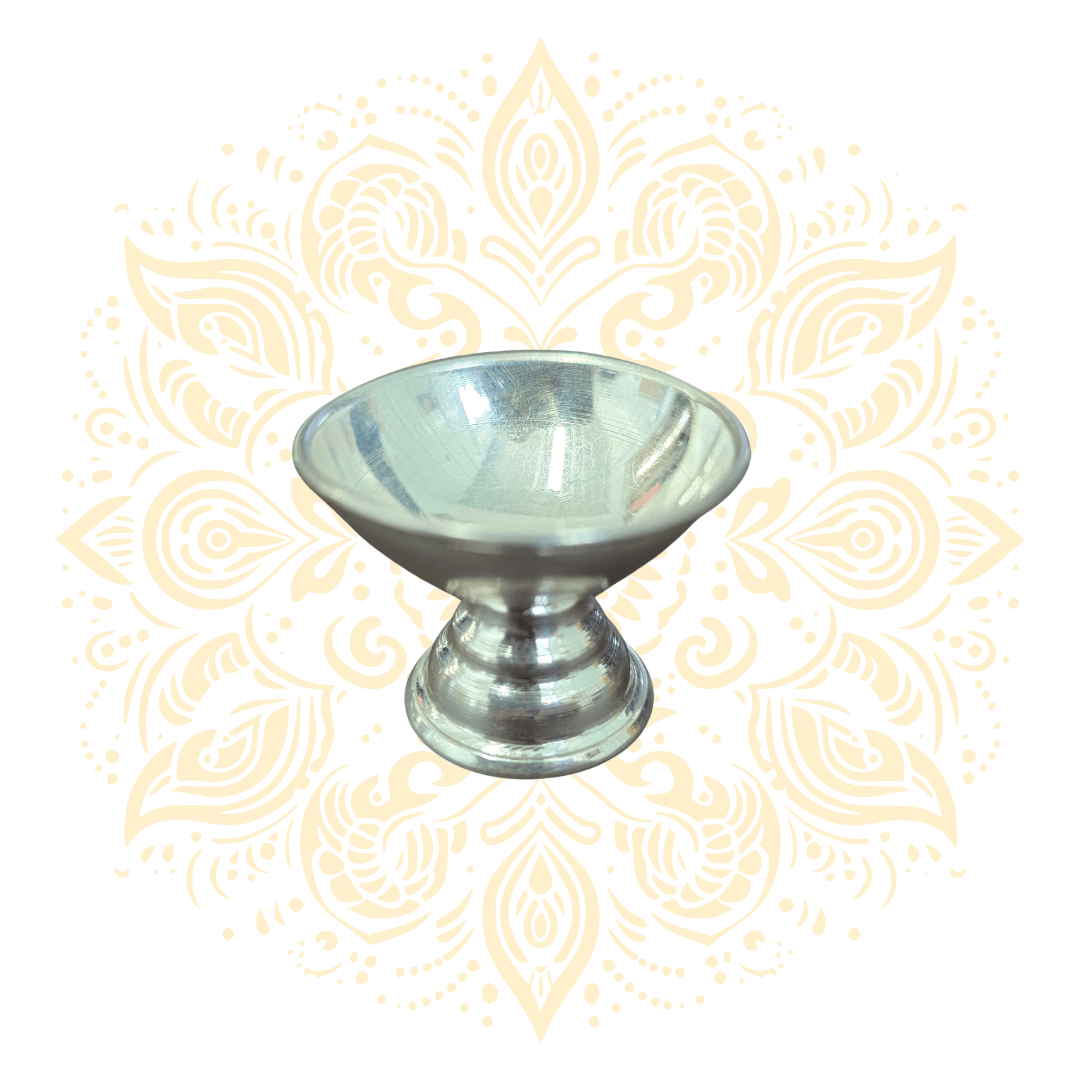 925 Sterling Silver Oil Lamp (Diya) - Matchless Gifts