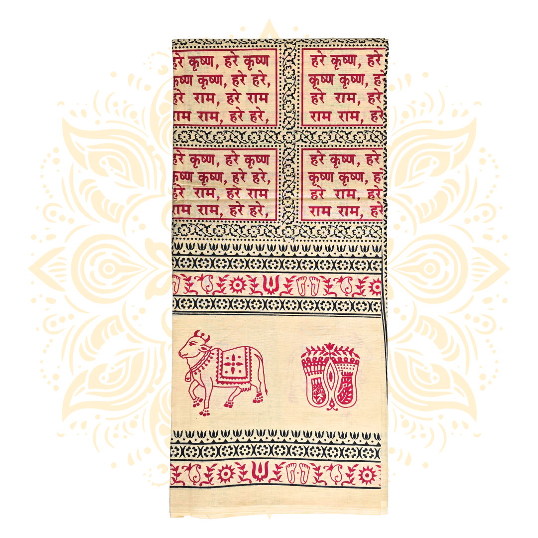 Printed Devotional Cotton Chadar