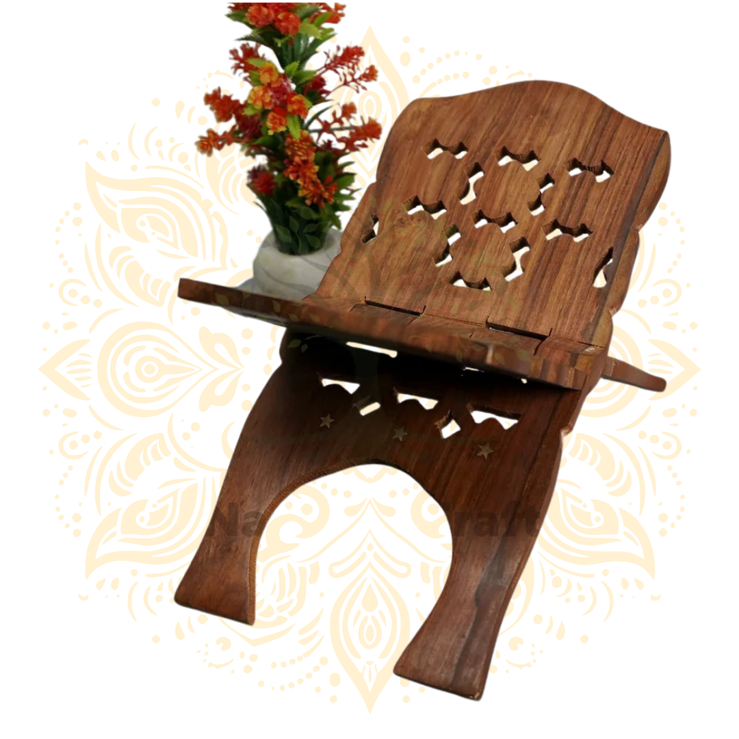 Wooden Folding Book Stand