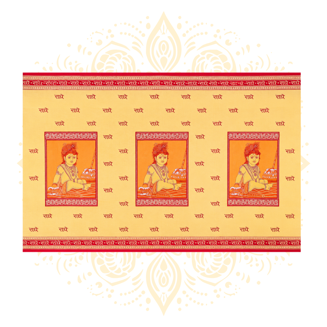 Makhan Chor Printed Cotton Chadar