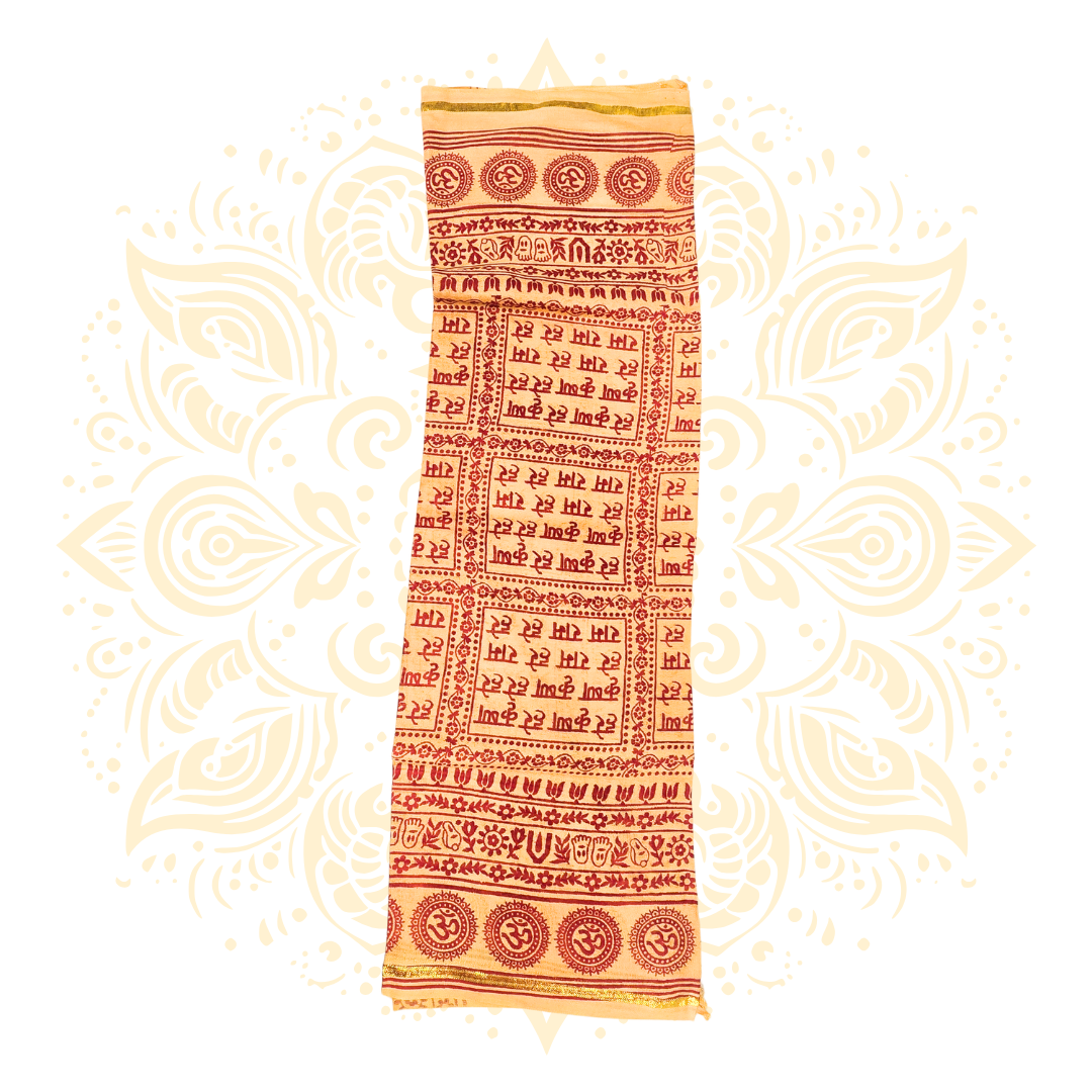 Printed Hari Nam Cotton Chadar