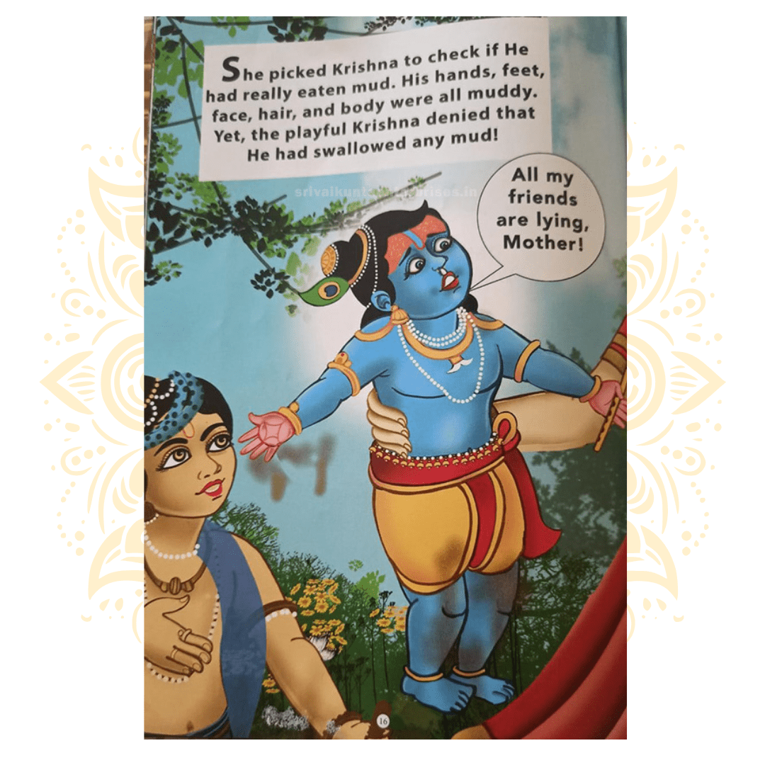The Divine Vision: Lord Krishna's Pastimes w/ Mother Yashoda - A Children's Book - Matchless Gifts
