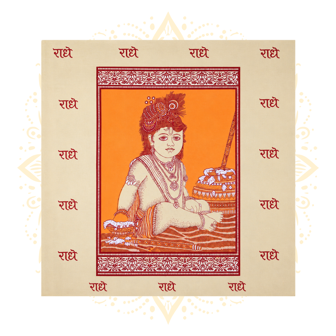 Makhan Chor Printed Cotton Chadar
