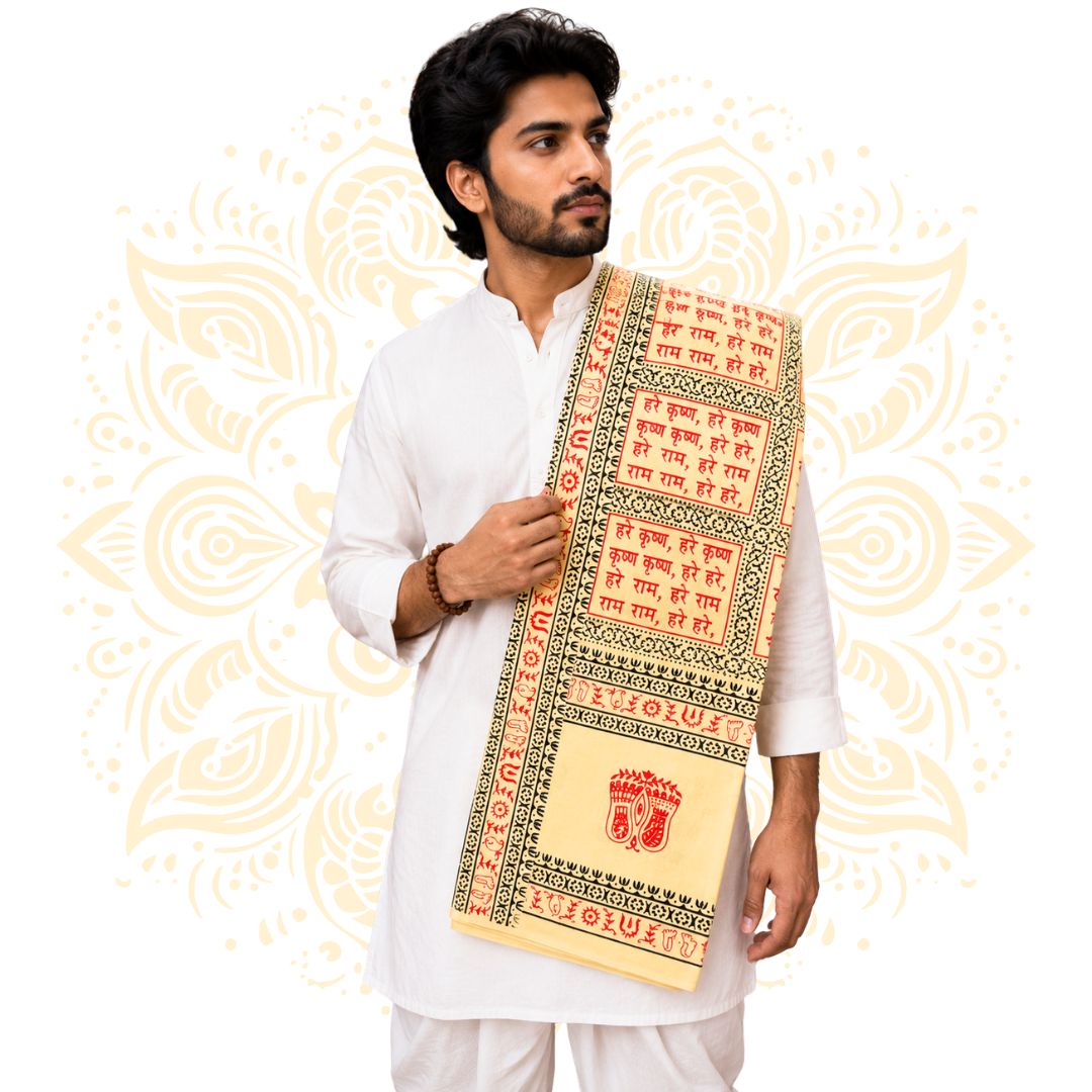 Printed Devotional Cotton Chadar