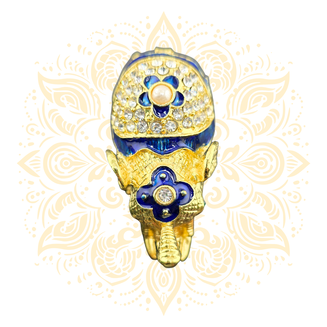 Jeweled Elephant Trinket Box - Matchless Gifts