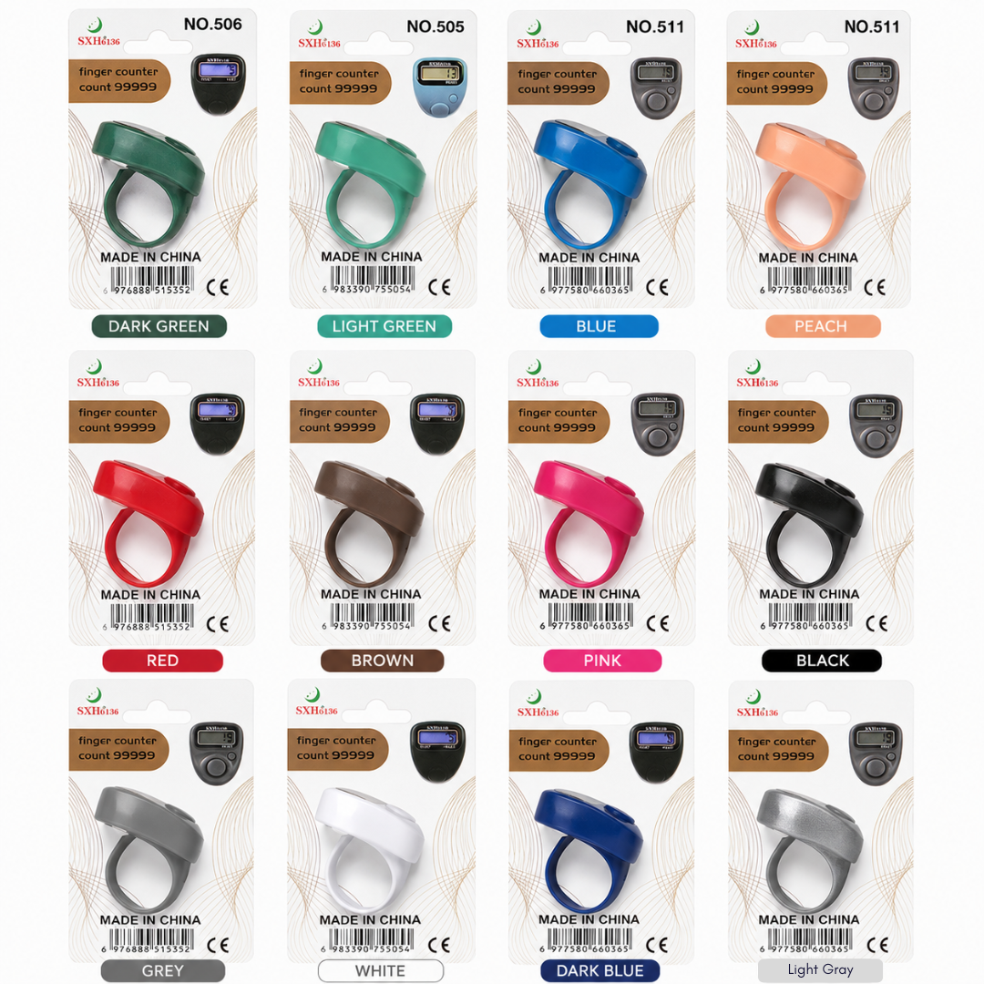 Digital Finger Counter Ring with LED Display