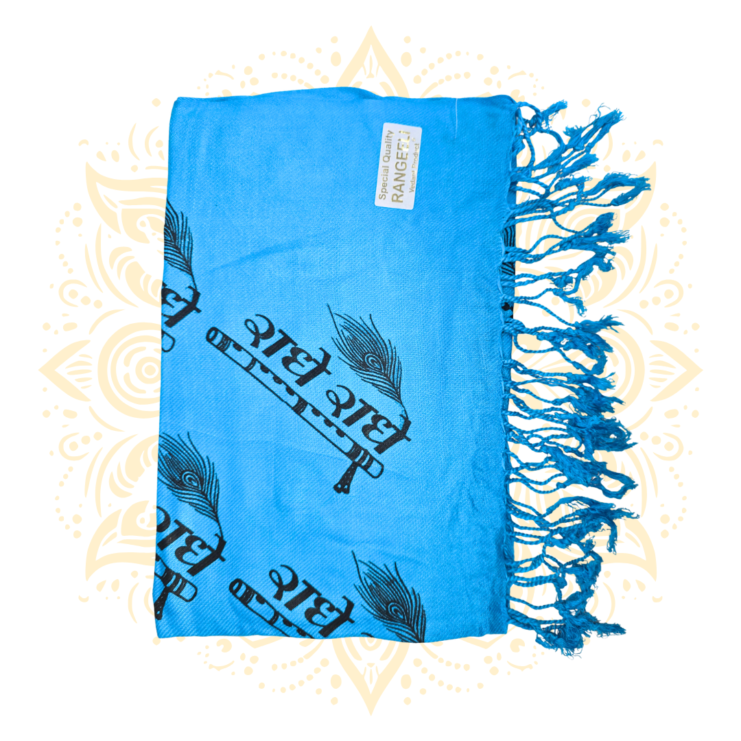 Radhe Radhe Print Shawl (Chadar)