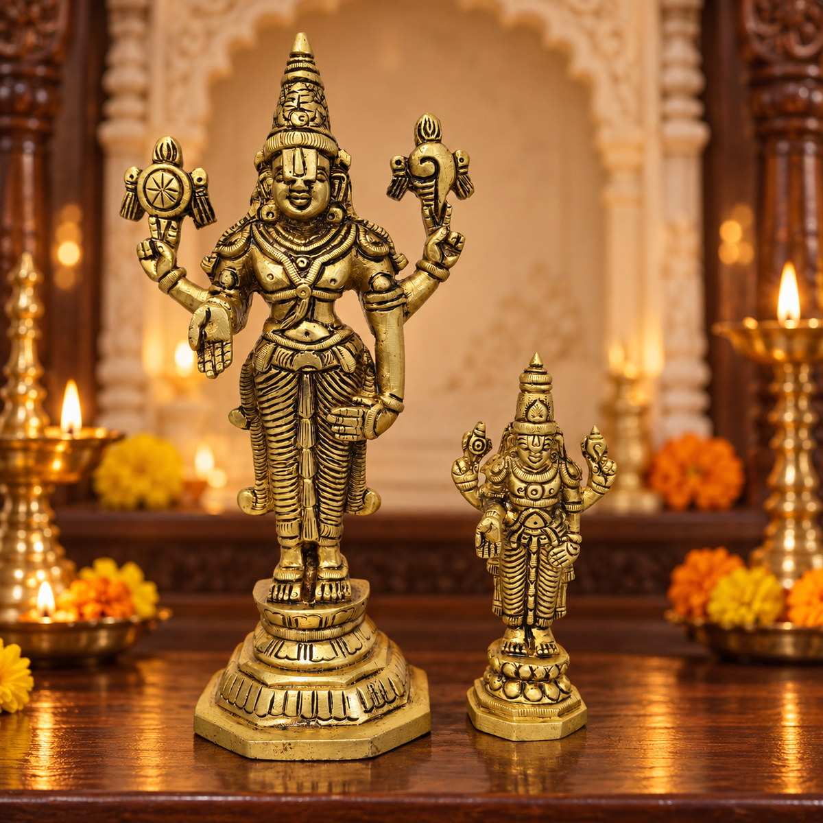 Brass Balaji Murti | Multiple Sizes