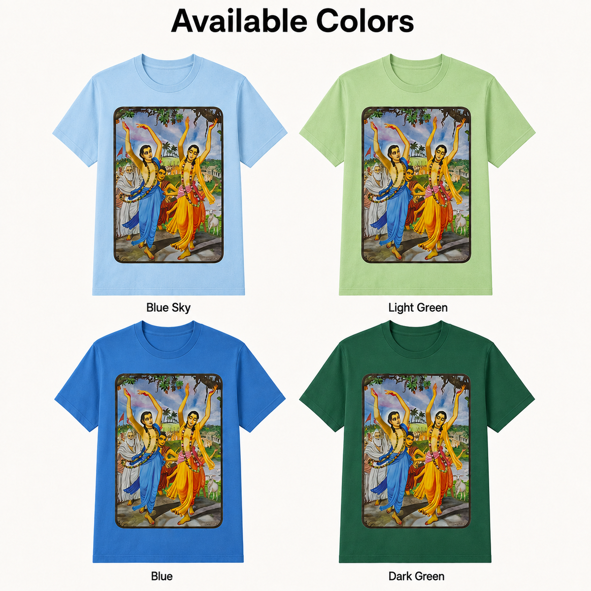 Sri Gaura-Nitai Cotton T-Shirt