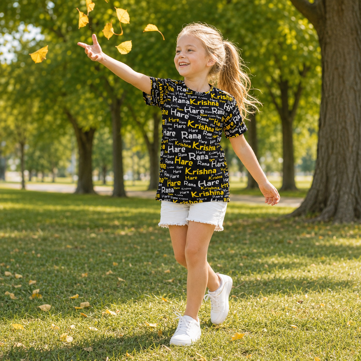 Kids Hare Krishna Rama All-Over Print T-Shirt