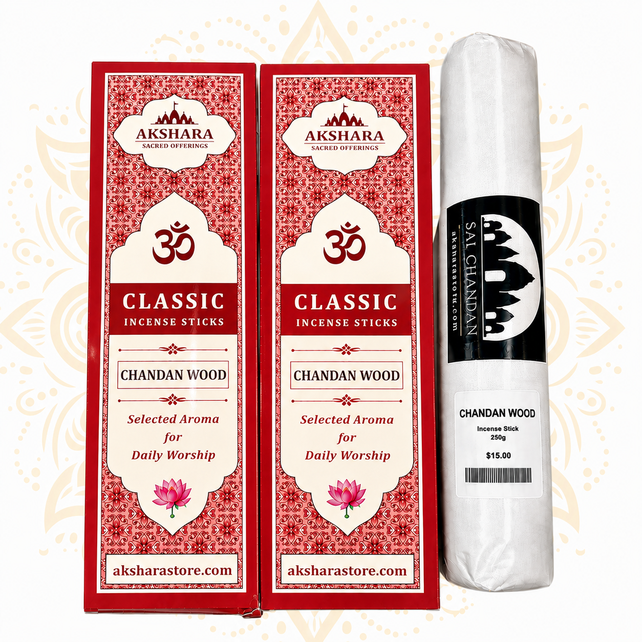 Chandan Wood Incense Sticks – Sandalwood Fragrance