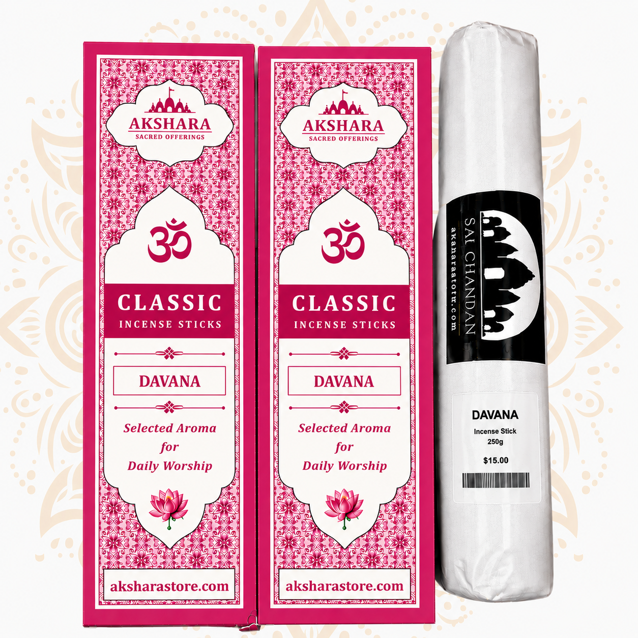 Davana Incense Sticks – Herbal Floral Fragrance