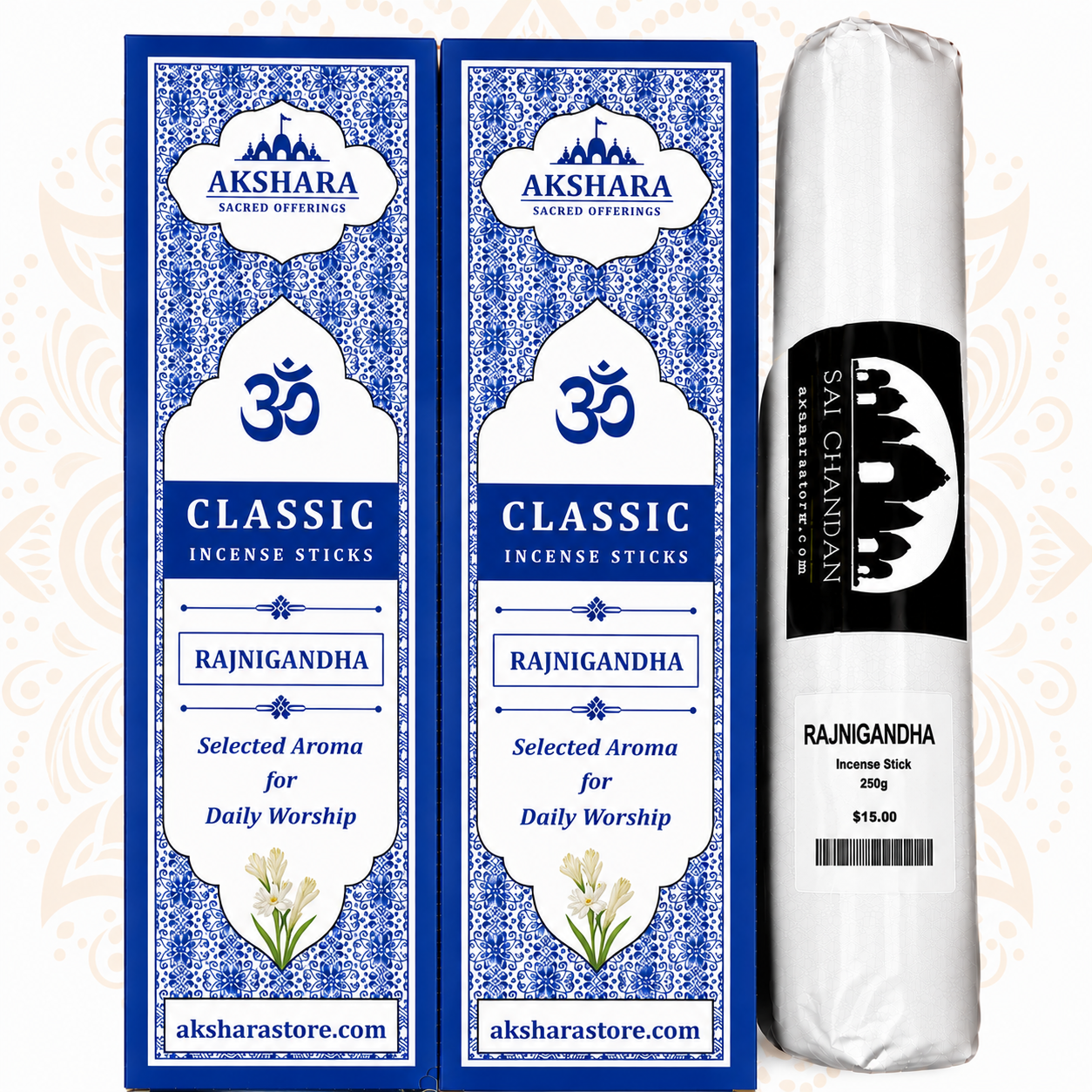 Rajnigandha Incense Sticks – Tuberose Floral Fragrance