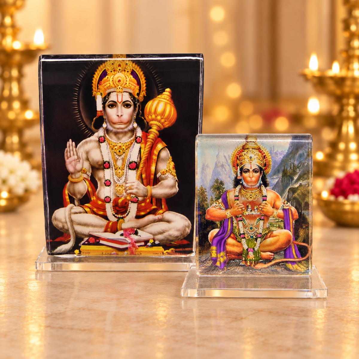 Acrylic Hanuman Photo Stand – Choose Your Size