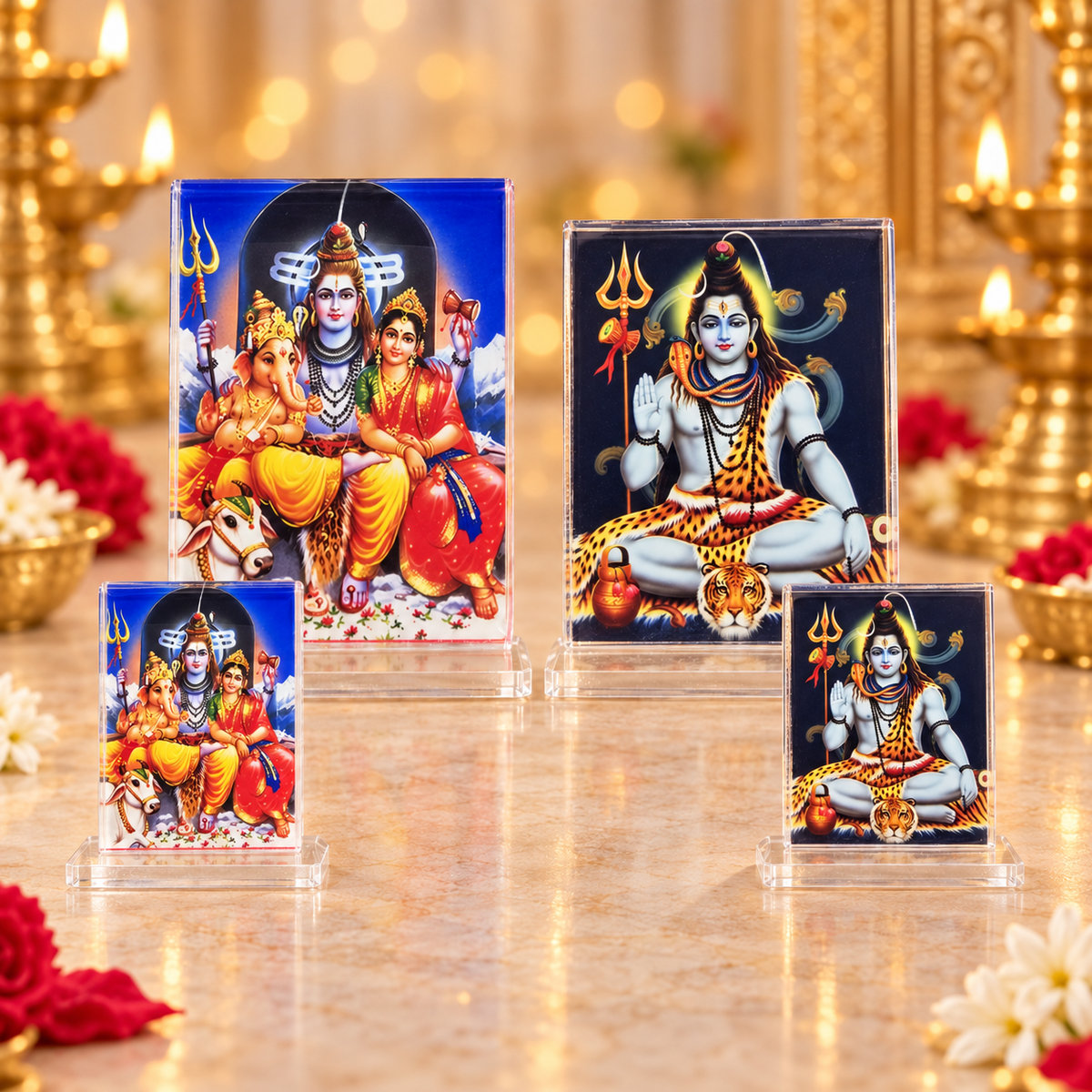 Acrylic Shiva Photo Stand – Choose Your Size