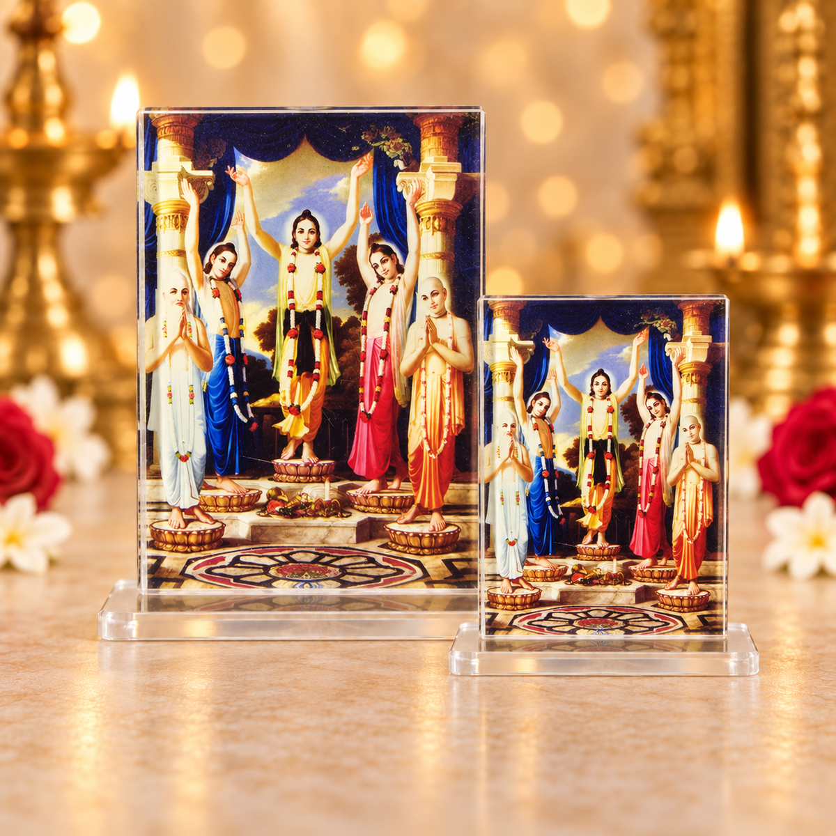 Acrylic Pancha Tattva Photo Stand – Choose Your Size