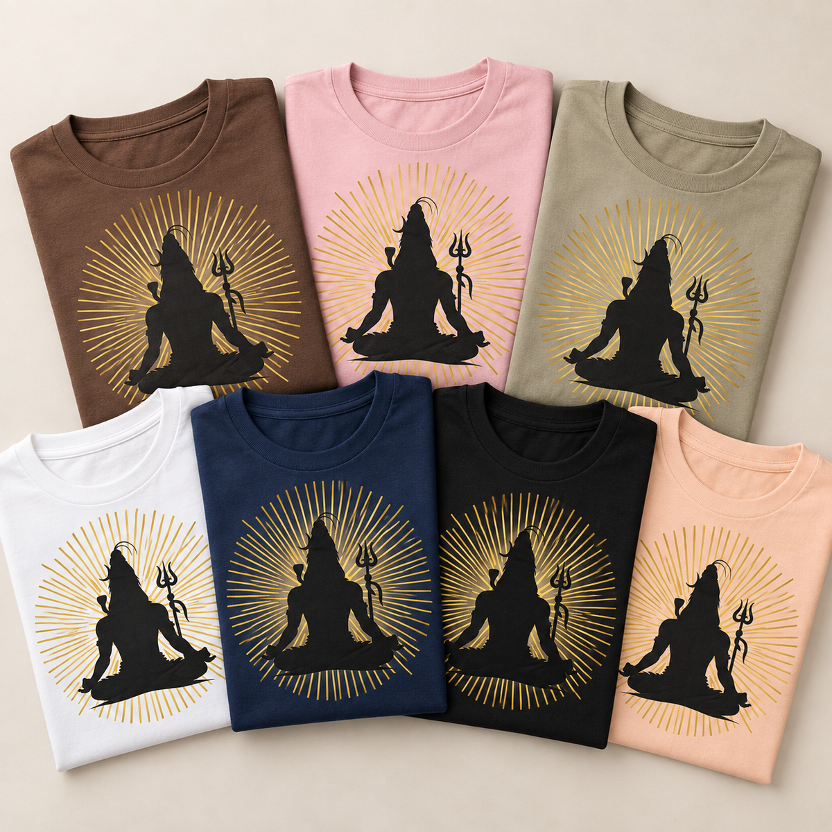 Shadow Shiva Unisex Devotional T-Shirt