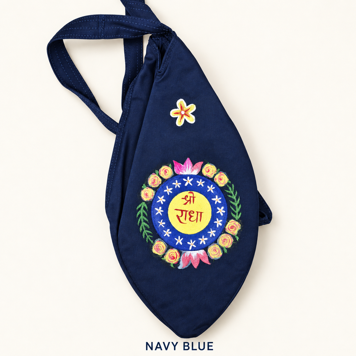 Sri Radha Bead Bag Hand Painted