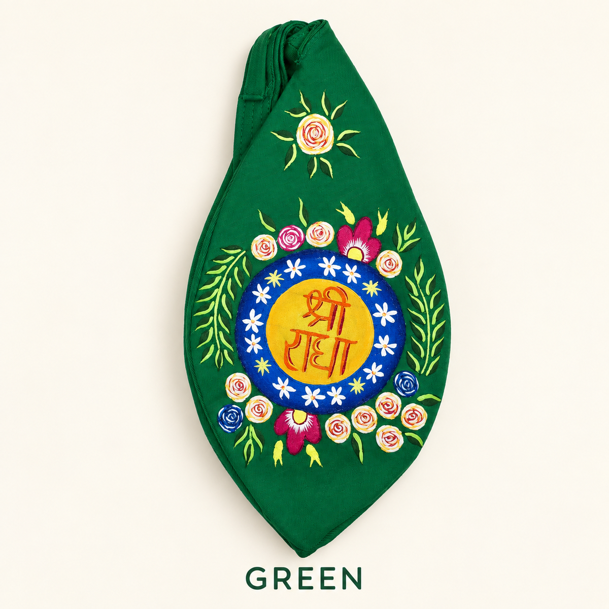 Sri Radha Bead Bag Hand Painted