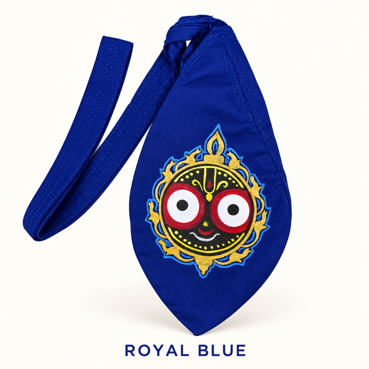 Japa Mala Bag with Lord Jagannath Face – Hand Painted