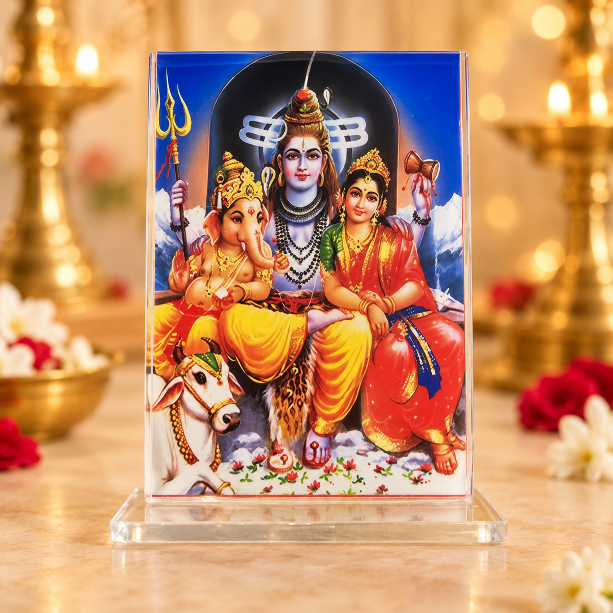 Acrylic Shiva Photo Stand – Choose Your Size
