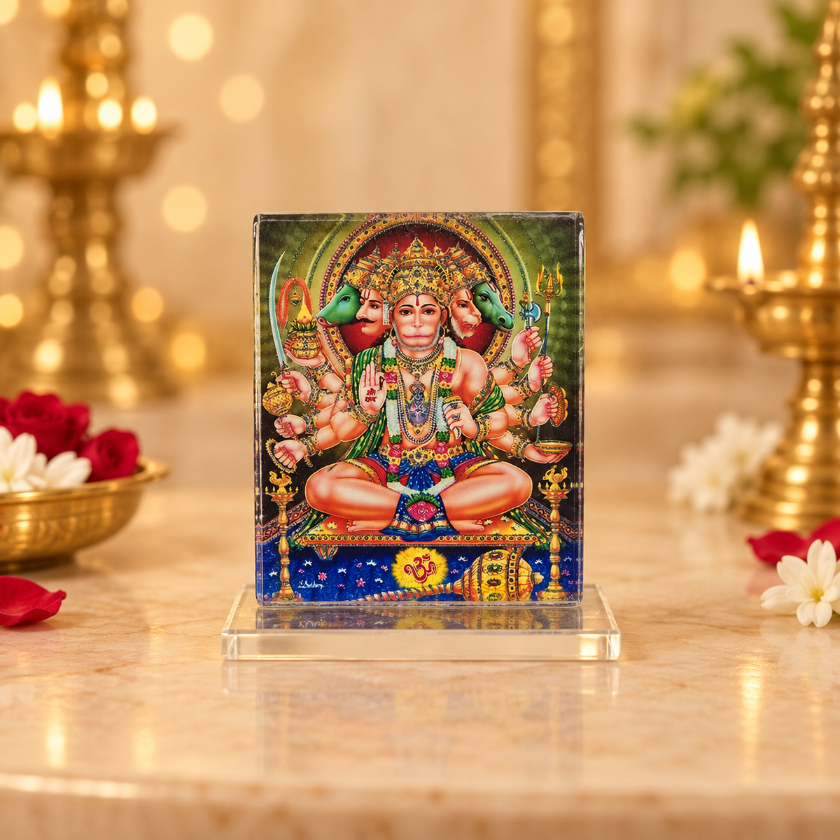 Acrylic Hanuman Photo Stand – Choose Your Size