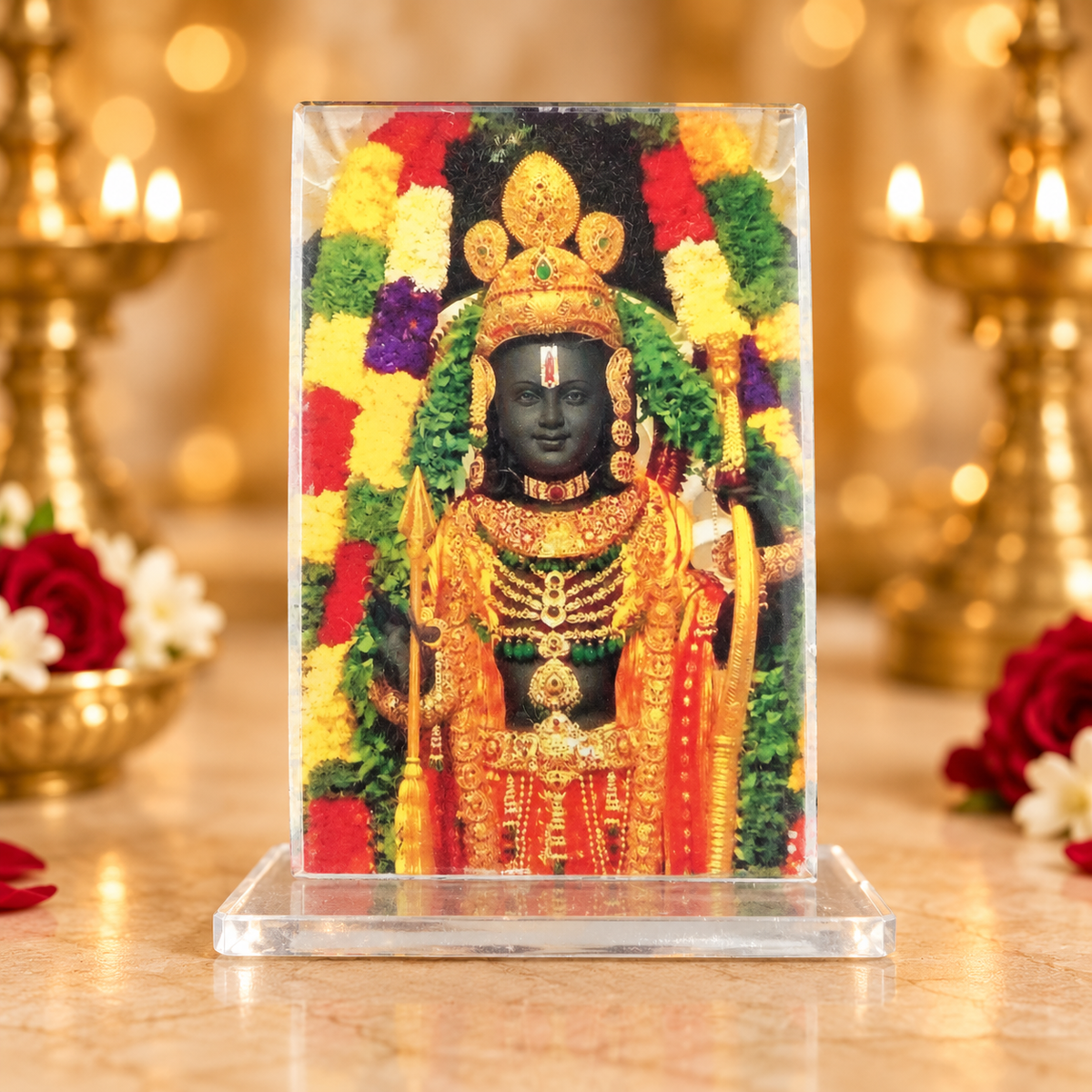 Acrylic Balaji Photo Stand – Choose Your Size - Matchless Gifts
