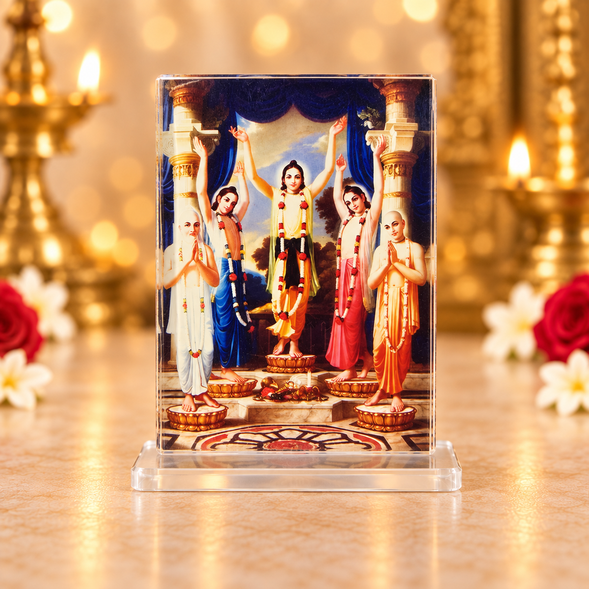 Acrylic Pancha Tattva Photo Stand – Choose Your Size