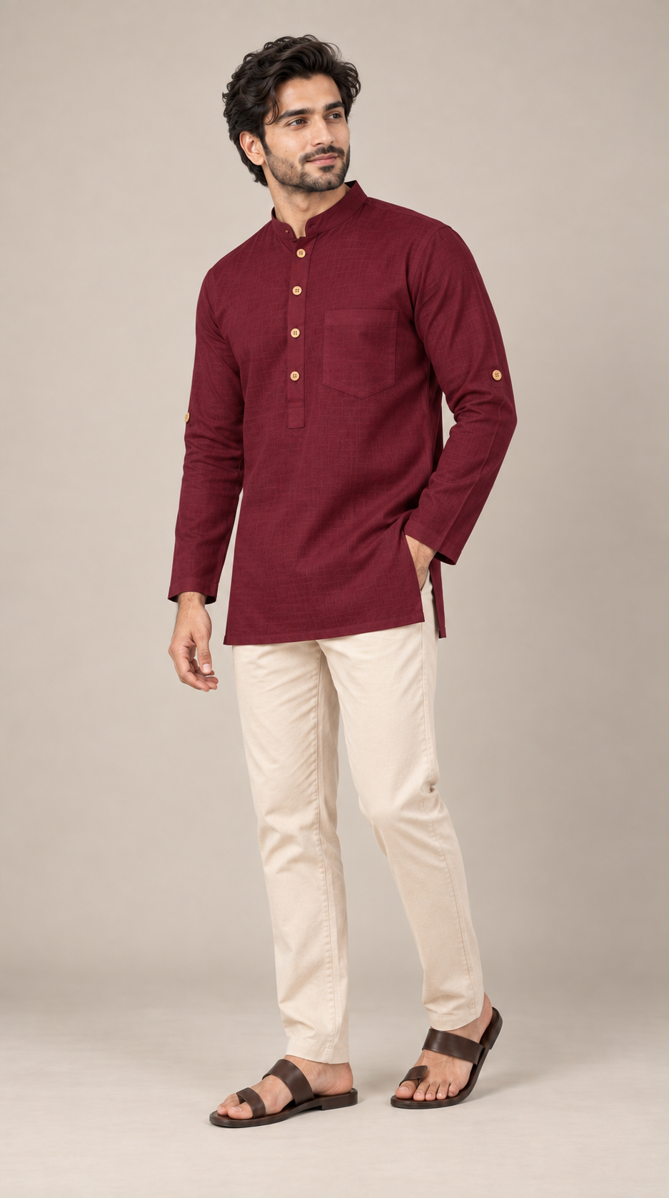 Men’s Cotton Kurta long Sleeve