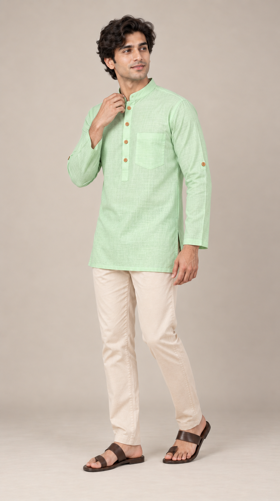 Men’s Cotton Kurta long Sleeve