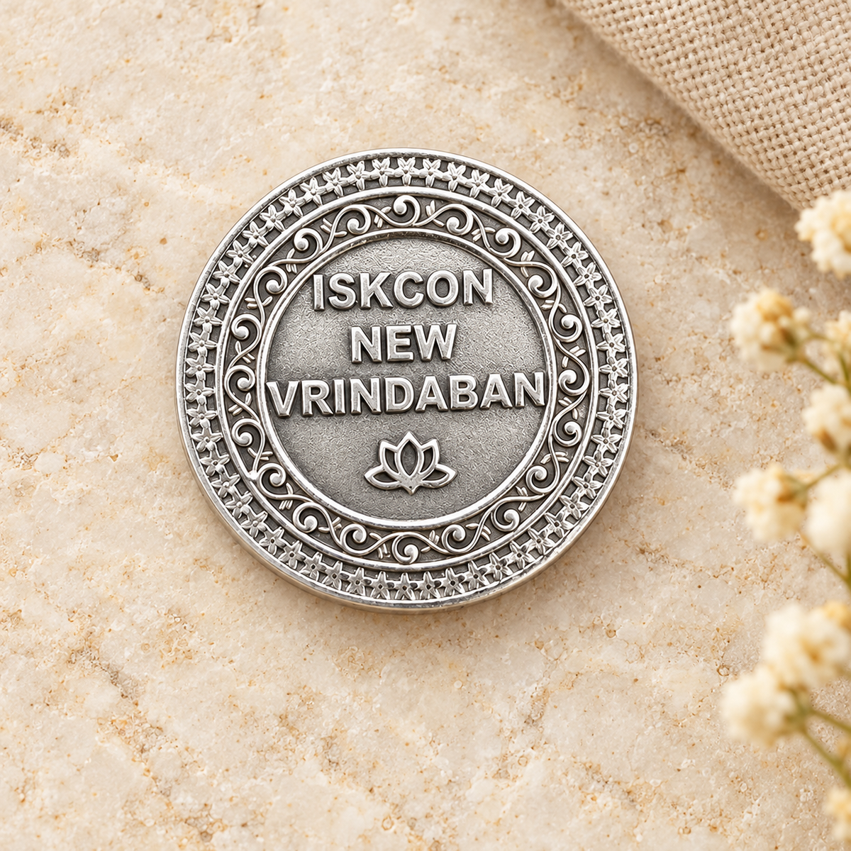 925 Sterling Silver Laxmi Ganesh Coin