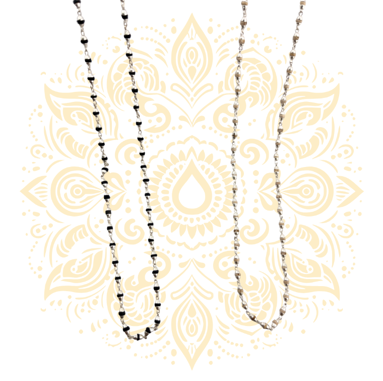 925 Sterling Silver Tulasi Kanthi Mala Necklace 3mm