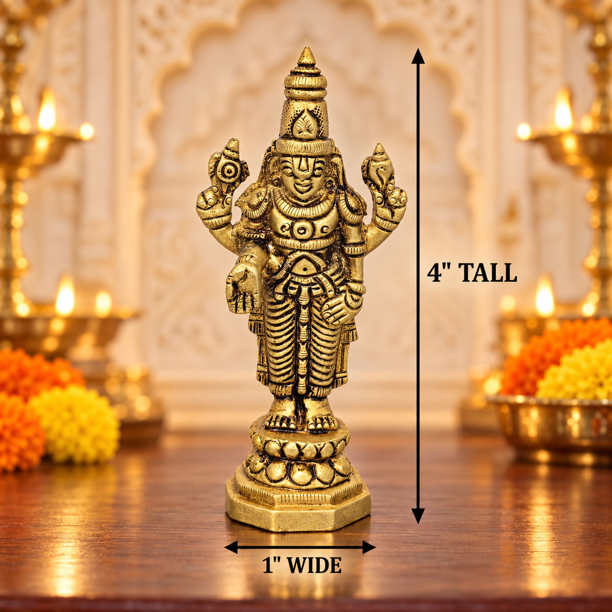 Brass Balaji Murti | Multiple Sizes