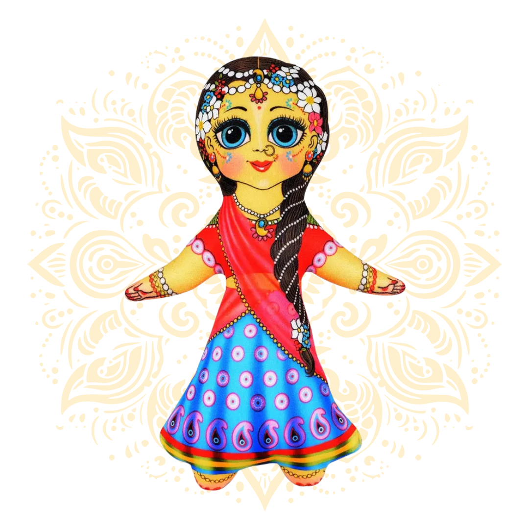 Radha Cloth Doll 7”