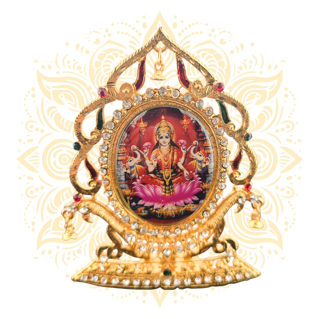 Prarthana Golden Metal Deity Mini Altar Stand - Matchless Gifts7