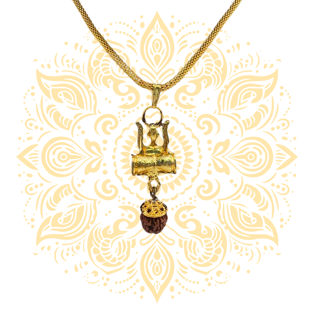 Rudraksh Om Chain