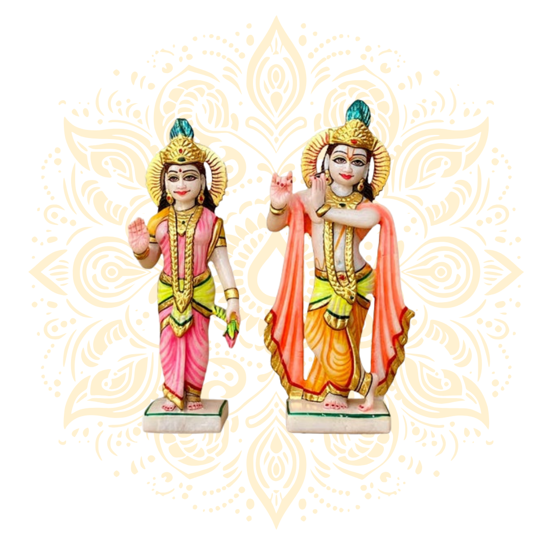 Radha Krishna Set 7.25"