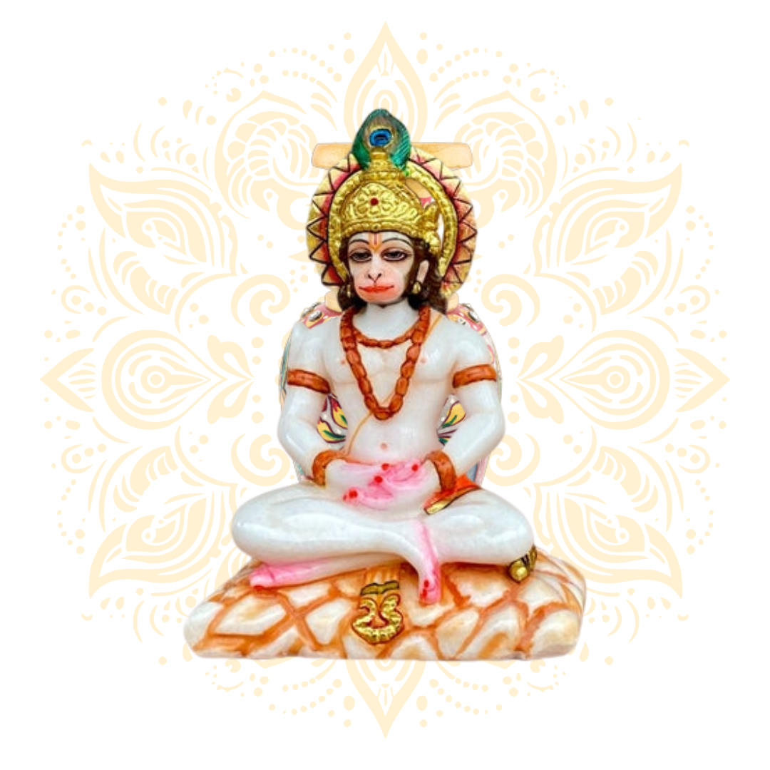 Hanuman Meditating 9"