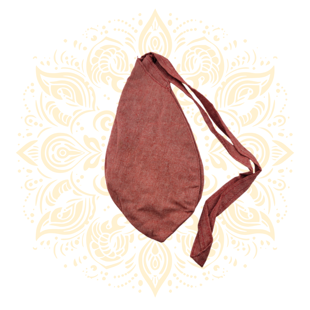 Khadi Simple Color Bead Bag