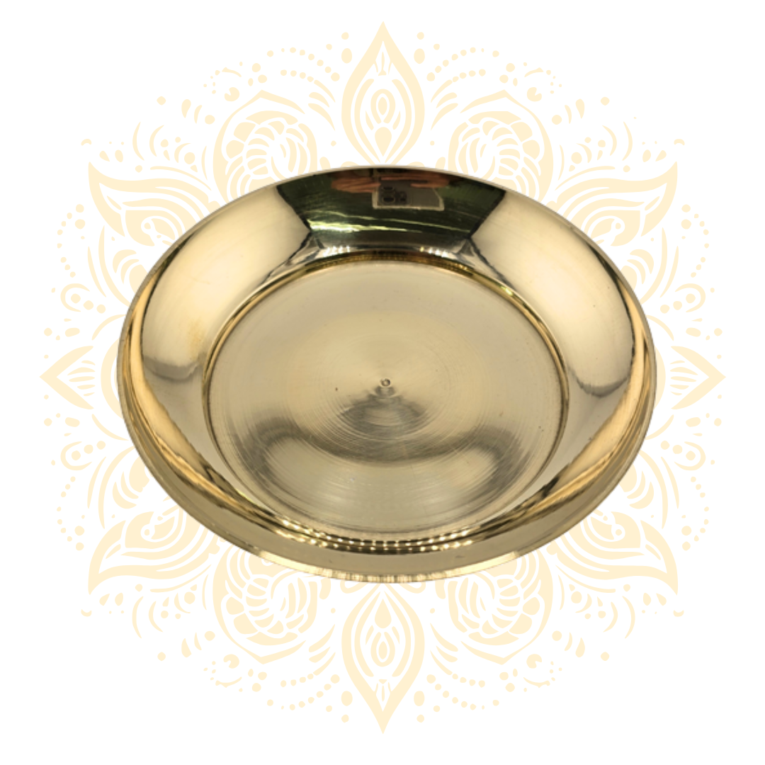 Kansa Brass Plate 2.75"