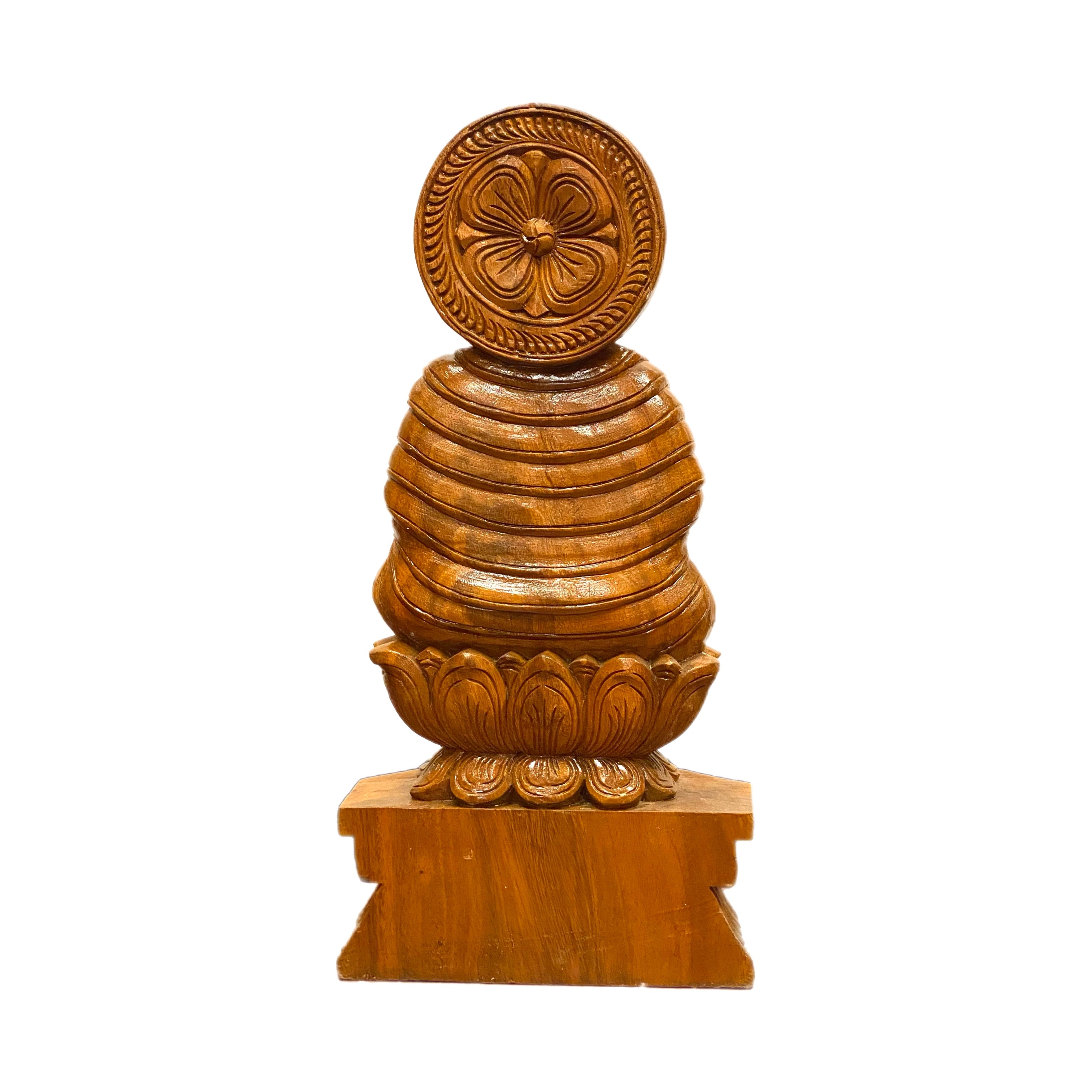 Wood Buddha 24"