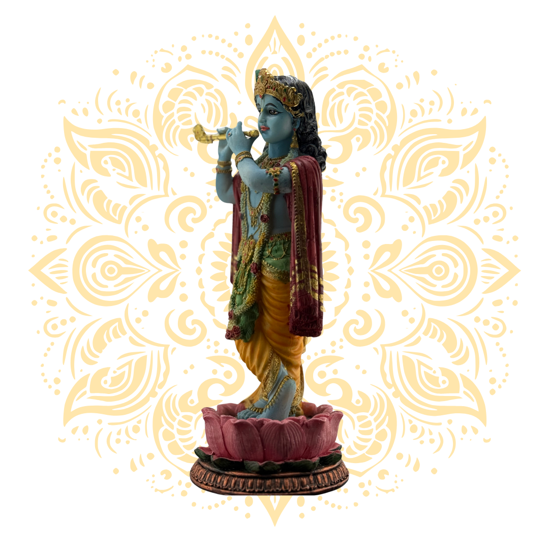 Polyresin Lord Krishna Murti 12” - Matchless Gifts