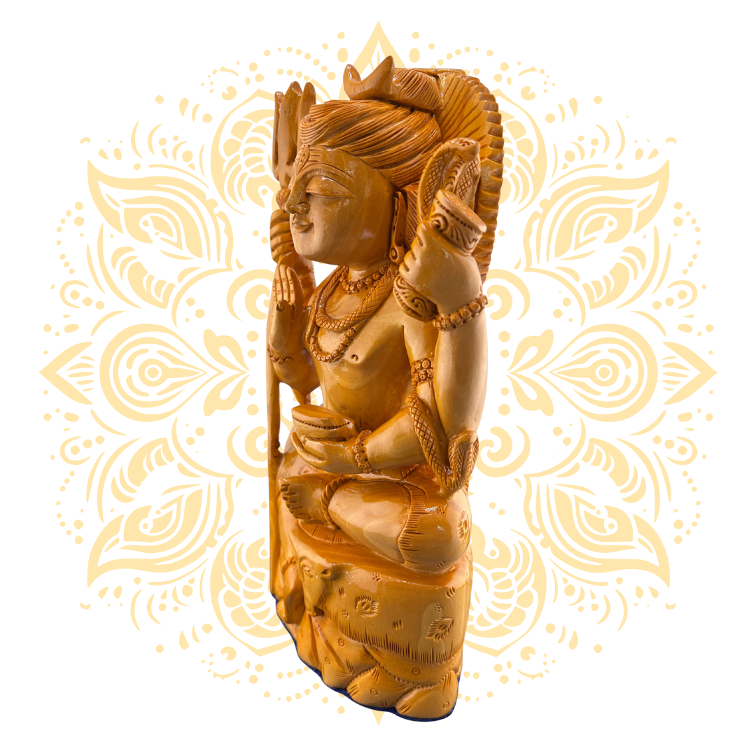 Wooden Shiva Fine